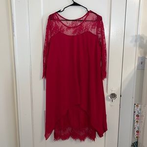 Beautiful wine color dress!